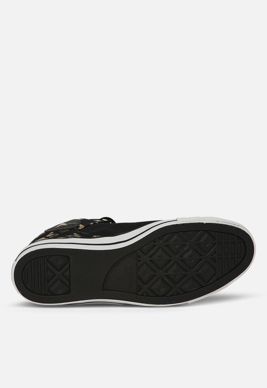 Converse - Chuck Taylor All Star street - wordmarkhiblack/desert khaki/white