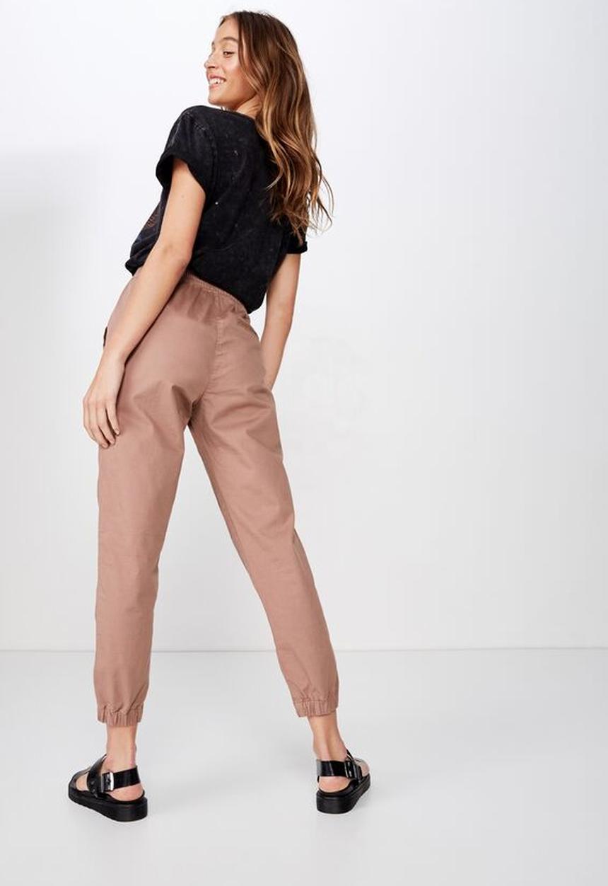 Cotton On - Cuffed chino - brown