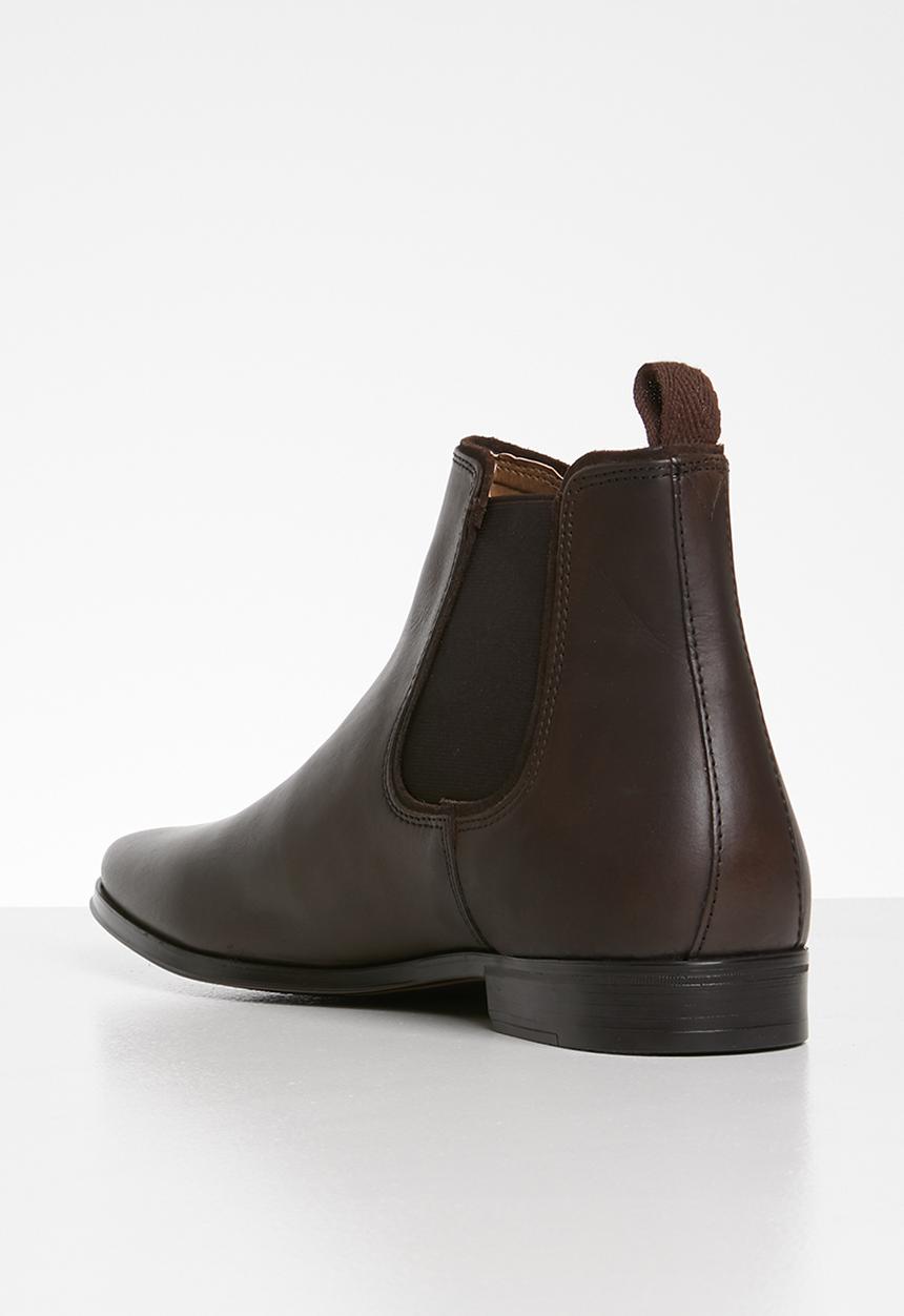 Superbalist - Shaun leather chelsea boot - brown