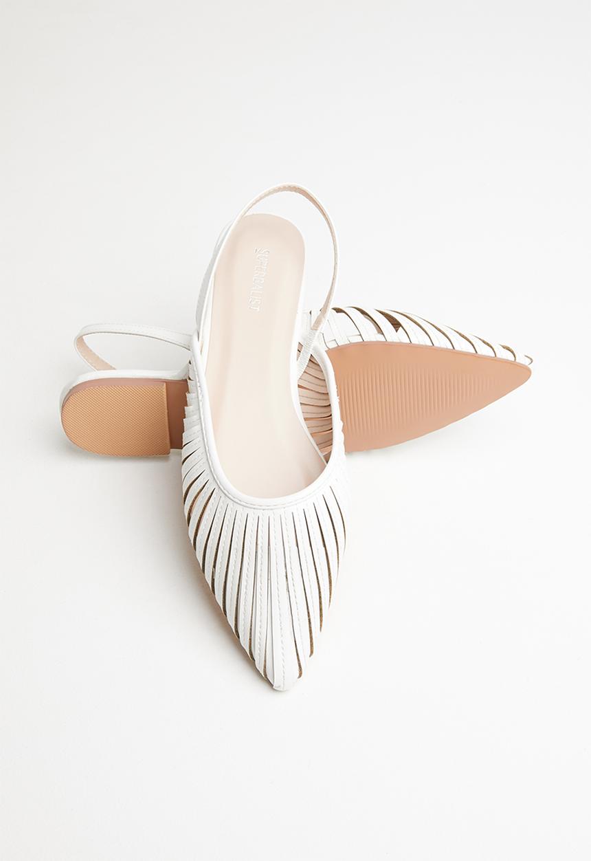 Superbalist - Lyla slingback pump - white