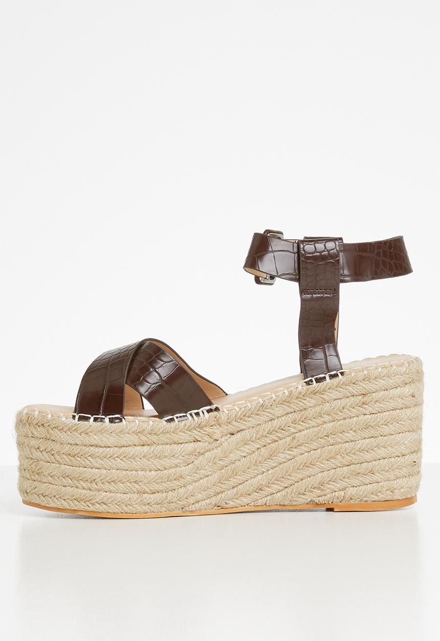 Superbalist - Shaani espadrille flatform - brown