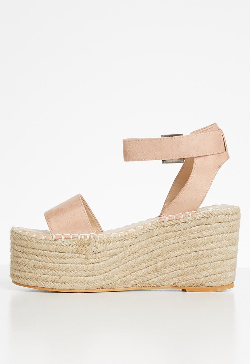 Superbalist - Camila espadrille flatform - pink