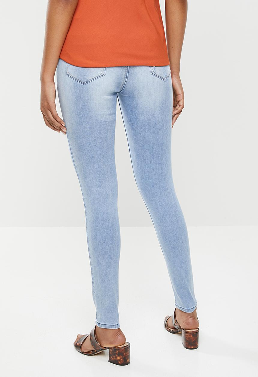 SISSY BOY - Axel skinny with rip detail - blue