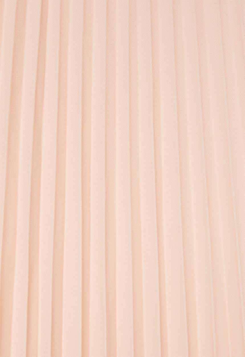 edit - Pleated maxi skirt - pink