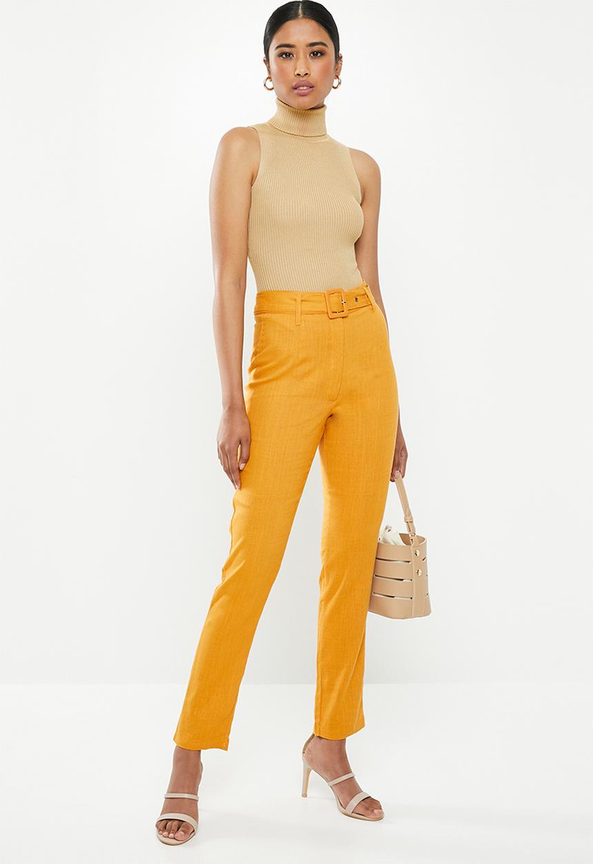 Missguided - Roll neck sleeveless bodysuit - beige