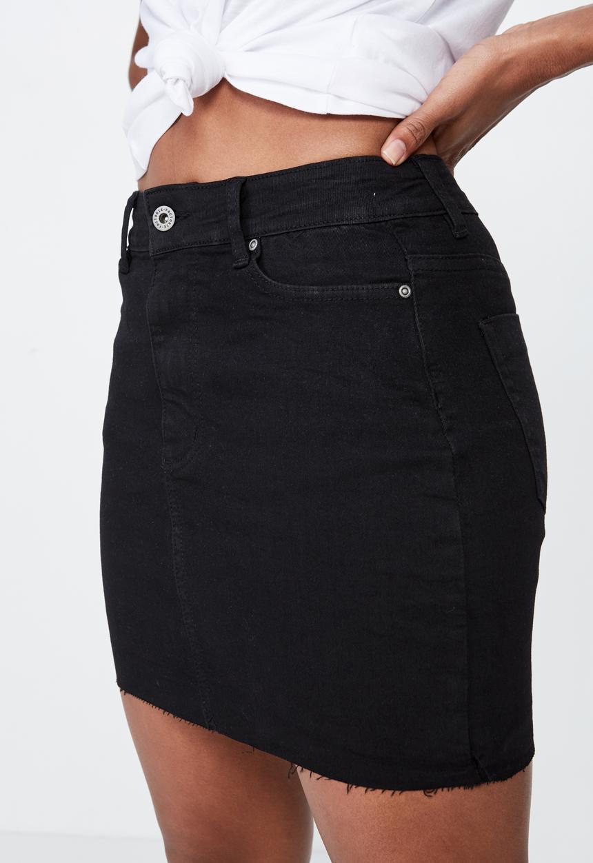 Factorie - Malibu stretch skirt - black