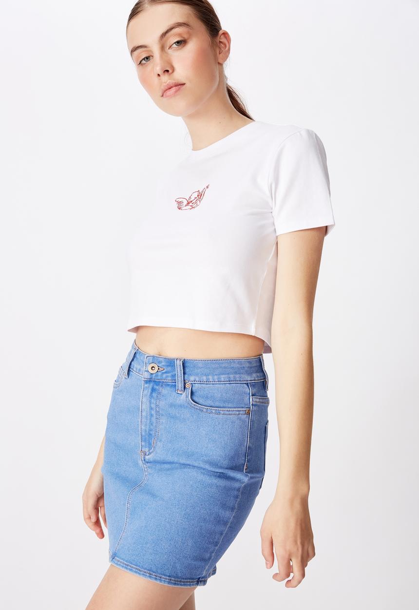 Factorie - Malibu stretch skirt - blue