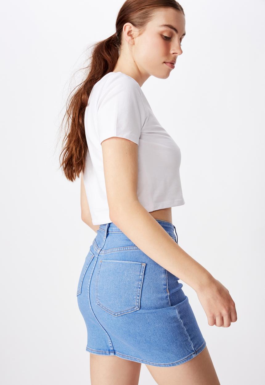 Factorie - Malibu stretch skirt - blue