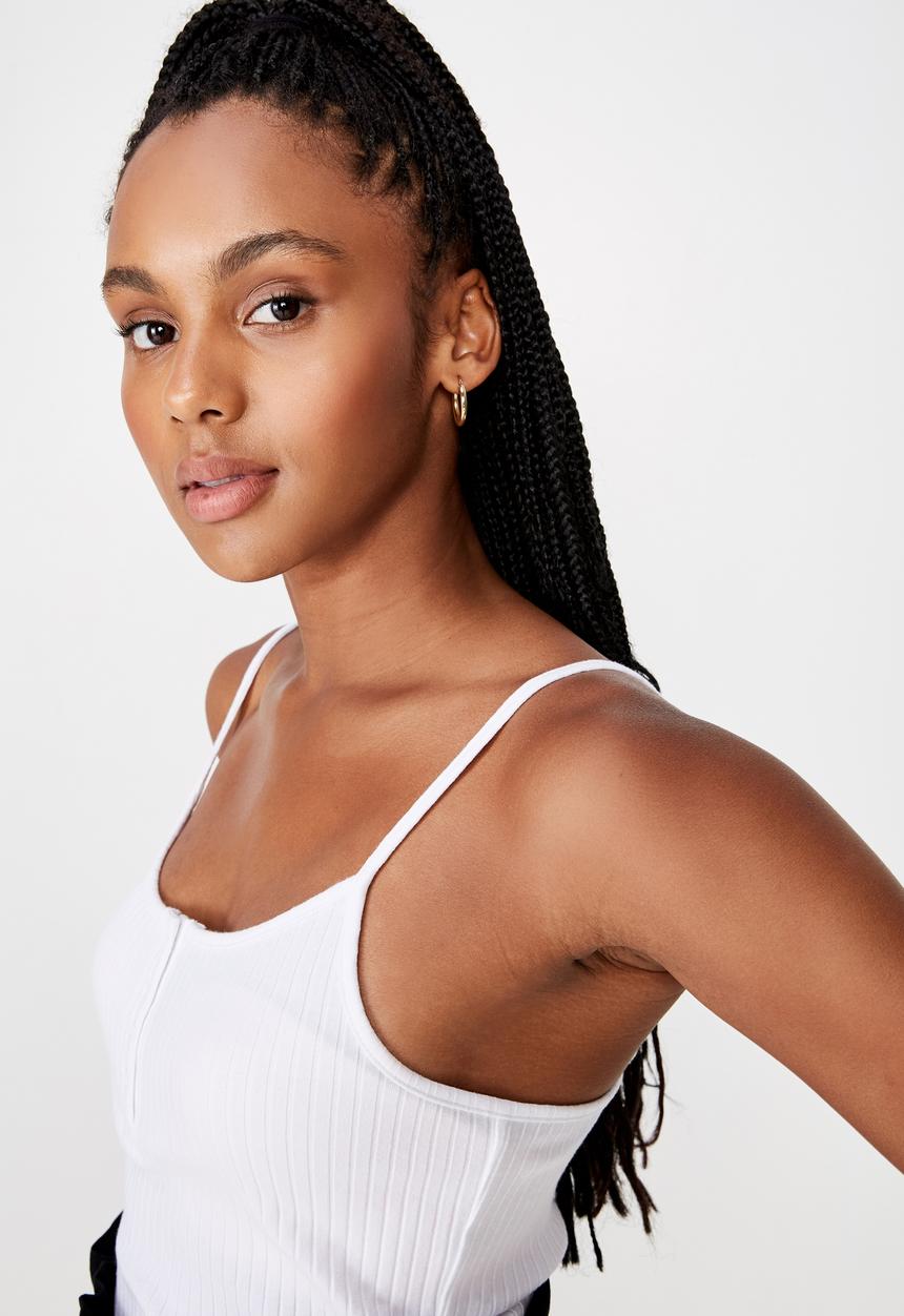 Factorie - Henley singlet - white