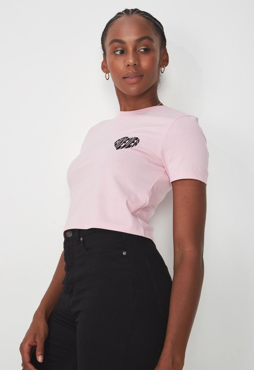 Factorie - Fitted graphic T-shirt - purple