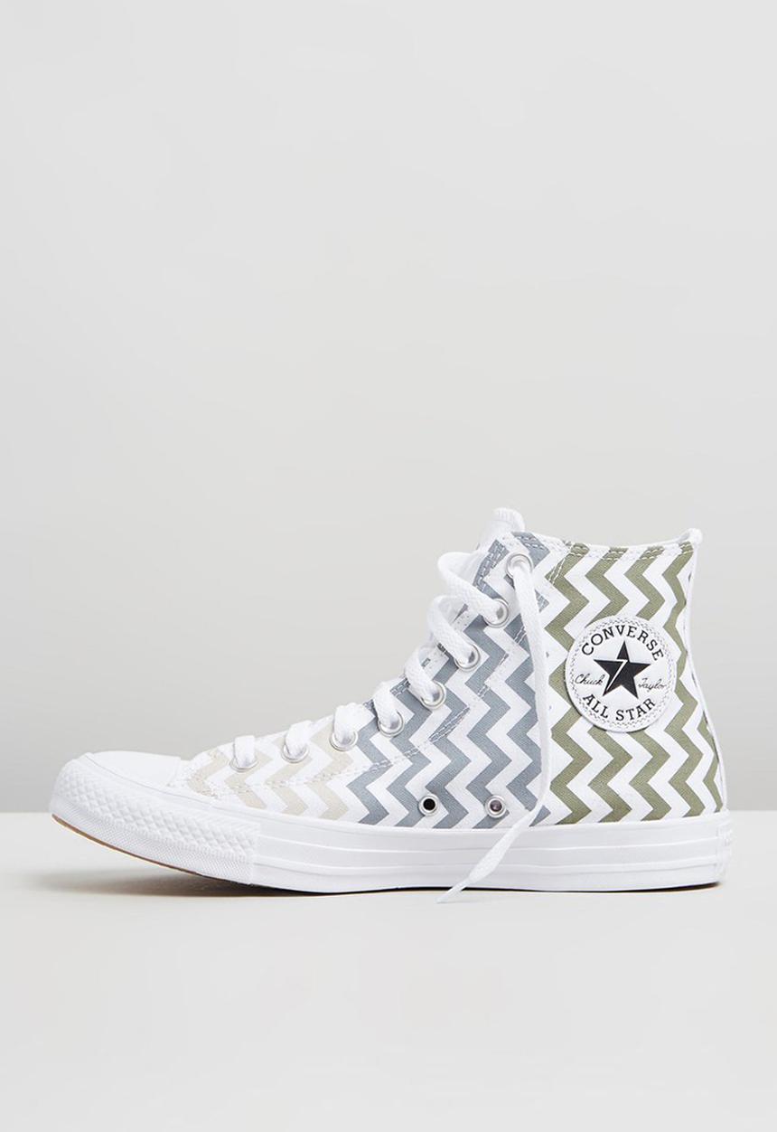 Converse - Chuck Taylor VLTG Chevron All Star Hi - white / field surplus /papyrus