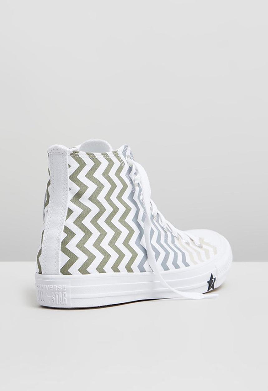 Converse - Chuck Taylor VLTG Chevron All Star Hi - white / field surplus /papyrus