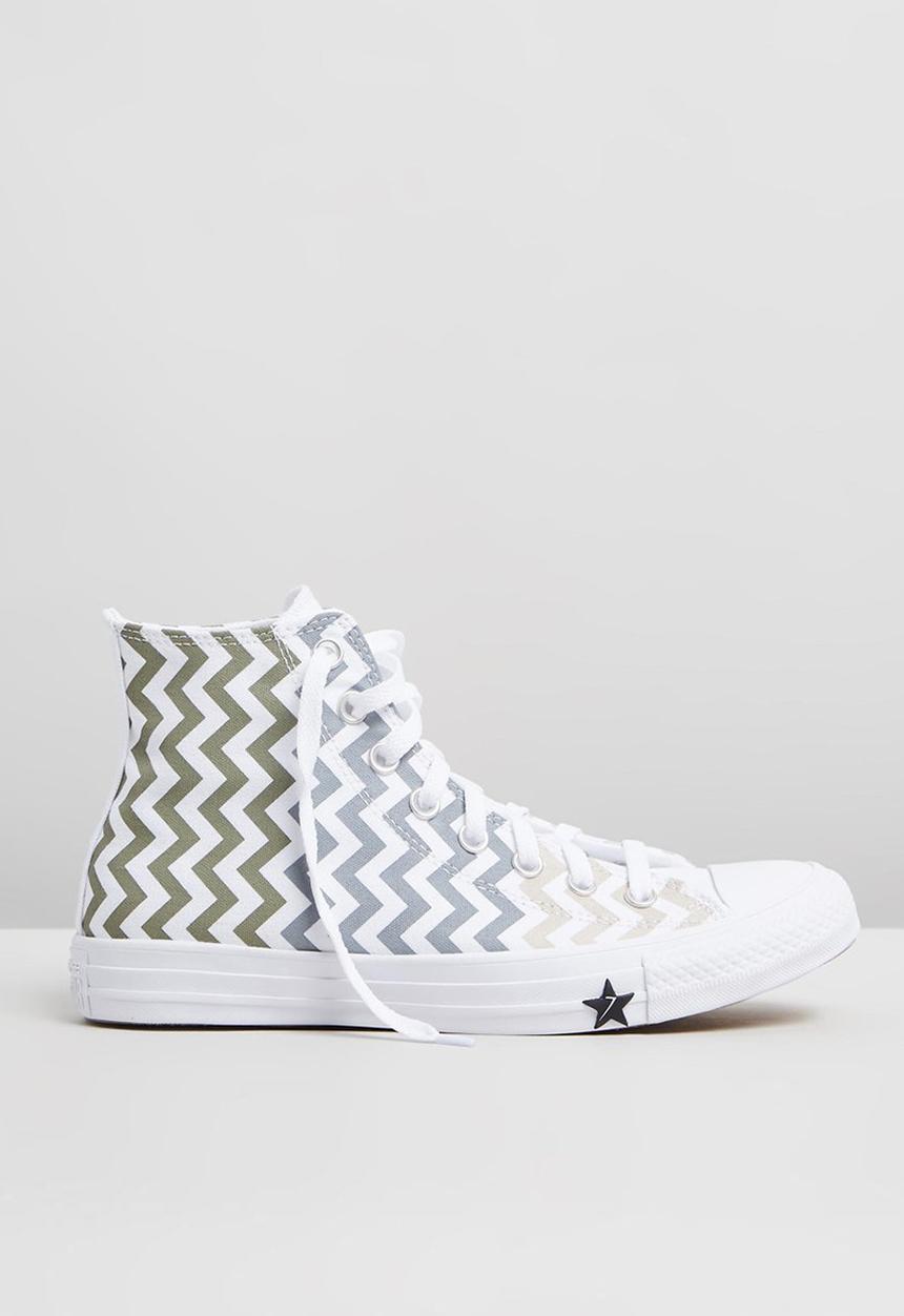 Converse - Chuck Taylor VLTG Chevron All Star Hi - white / field surplus /papyrus