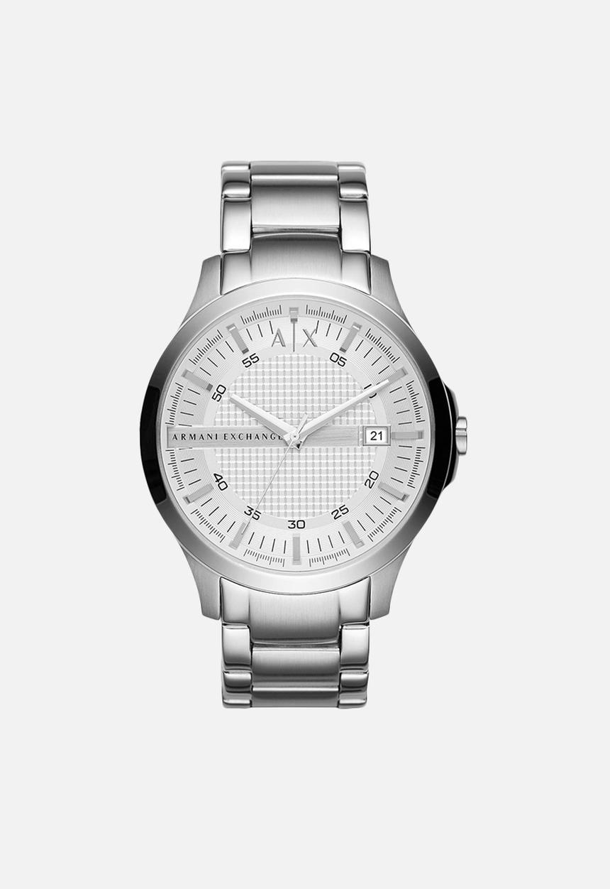 Armani Exchange - Analog watch 0 jwl ss metal bracelet - silver