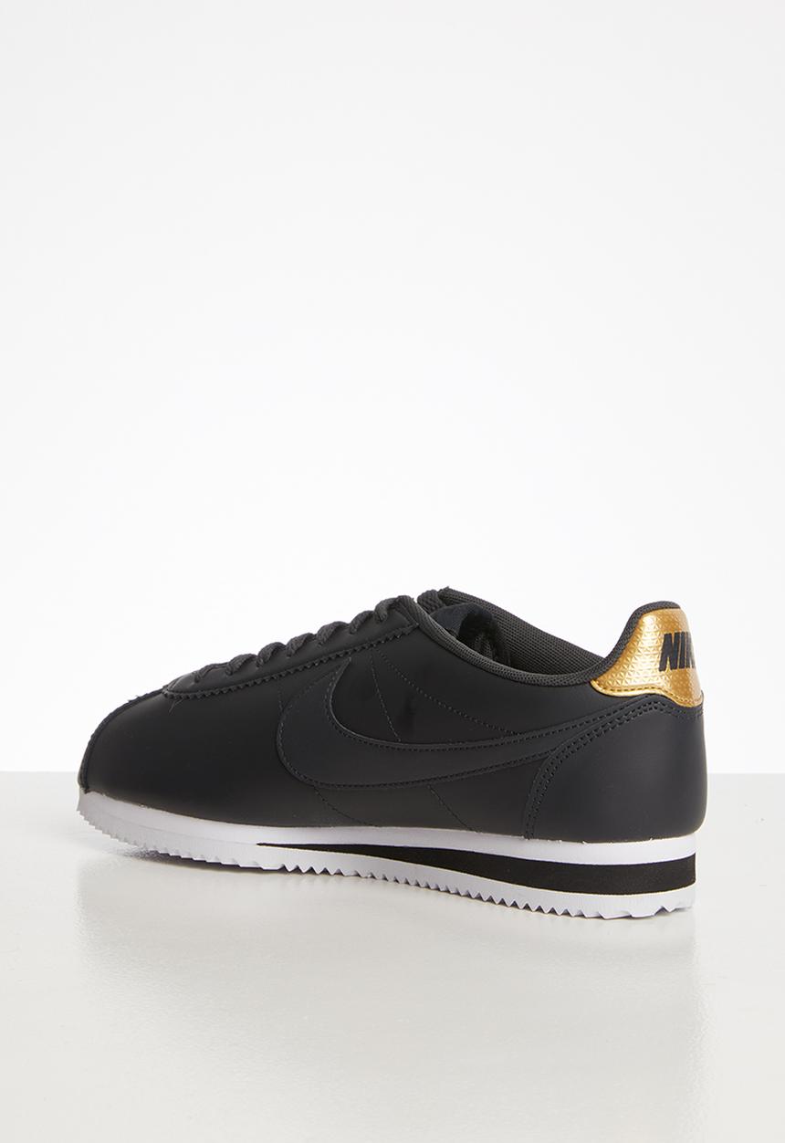 Nike - Classic Cortez - off noir-black-metallic gold