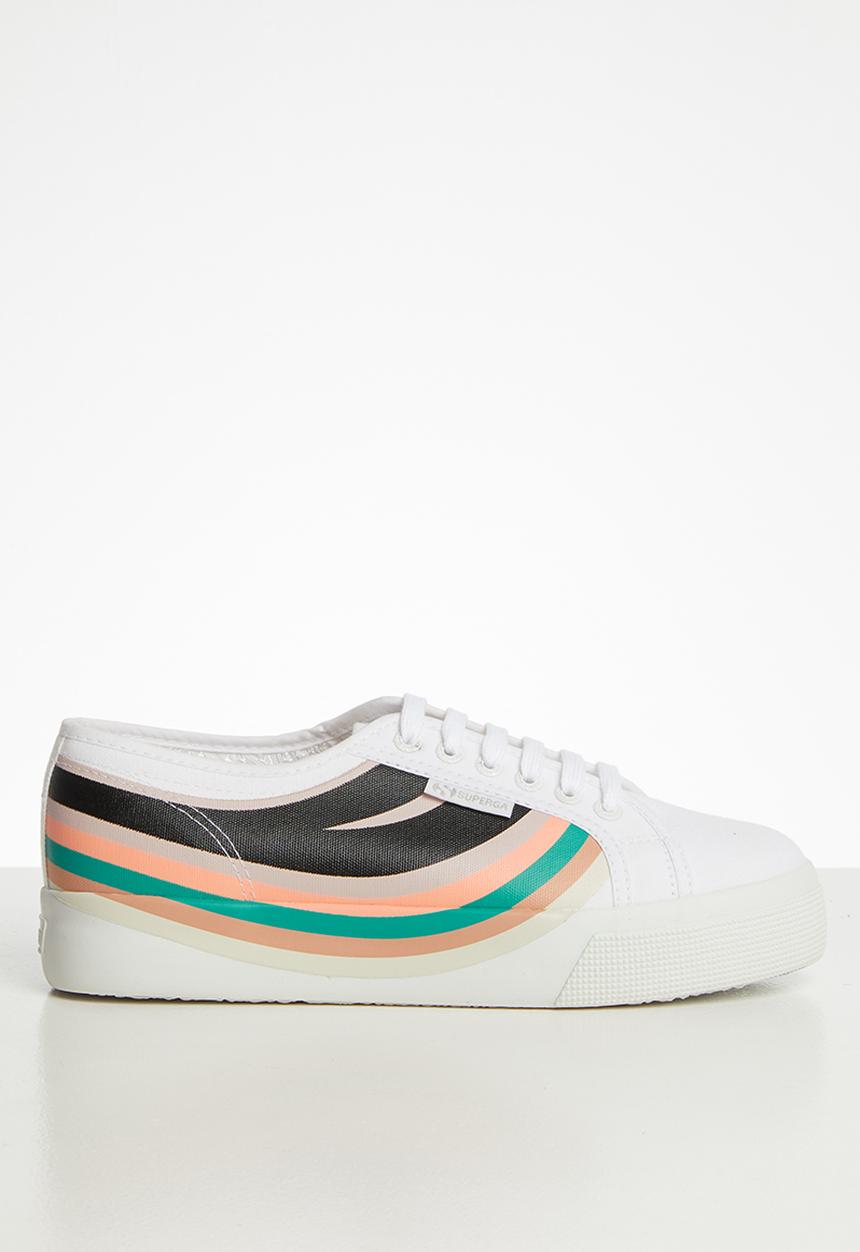 SUPERGA - Superga 2730 cotu swallow print - white pink smoke multi