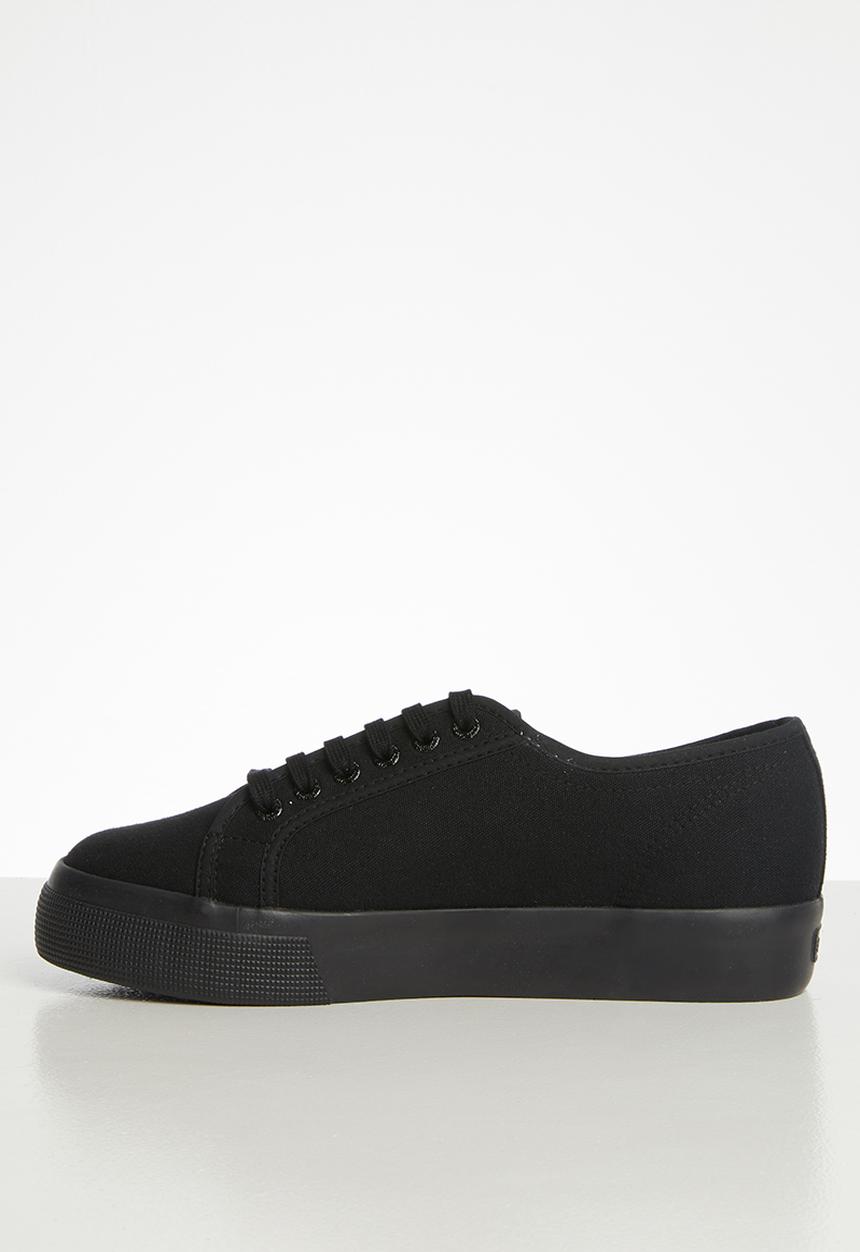 SUPERGA - Superga 2730 cotu swallow print - black/orange