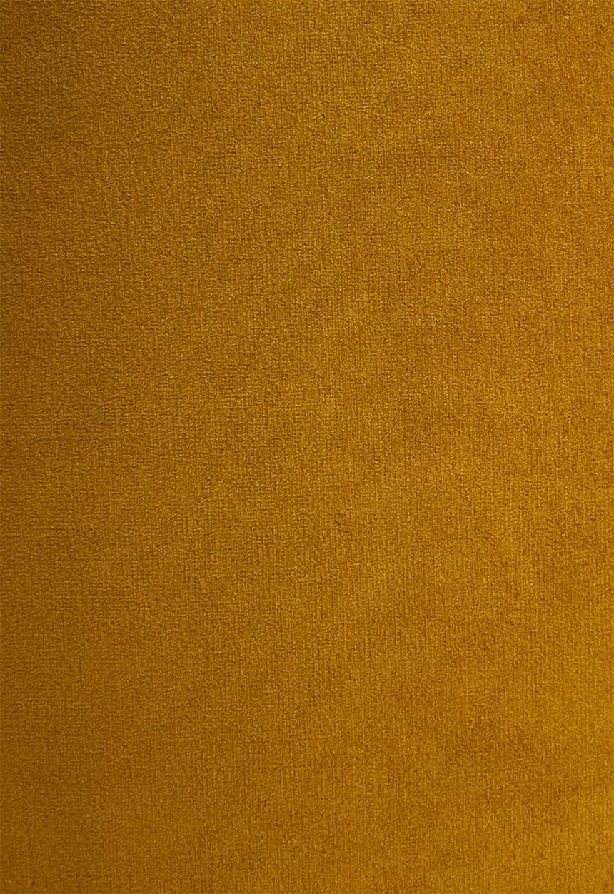 Sixth Floor - Velvet barrel lampshade - mustard