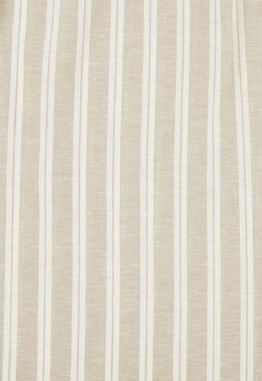 edit - Linen blend skirt - beige & cream 