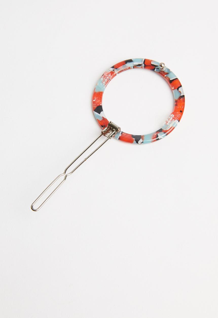 Superbalist - Round hair slide - blue & orange