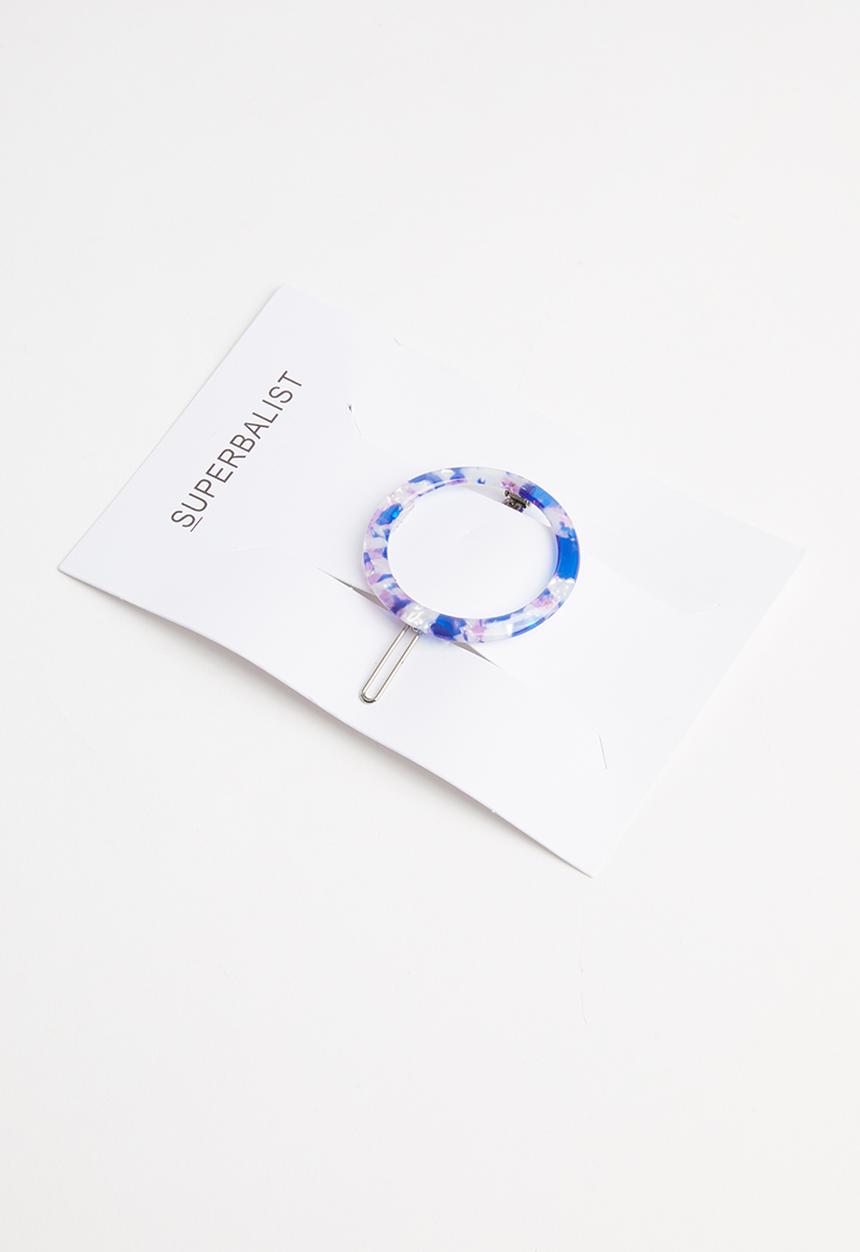 Superbalist - Round hair slide - purple & pink