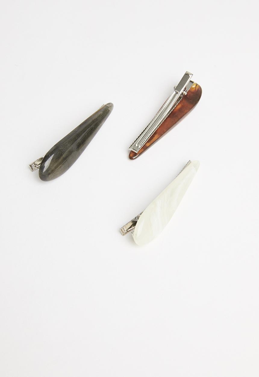 Superbalist - Resin hair clip set - multi