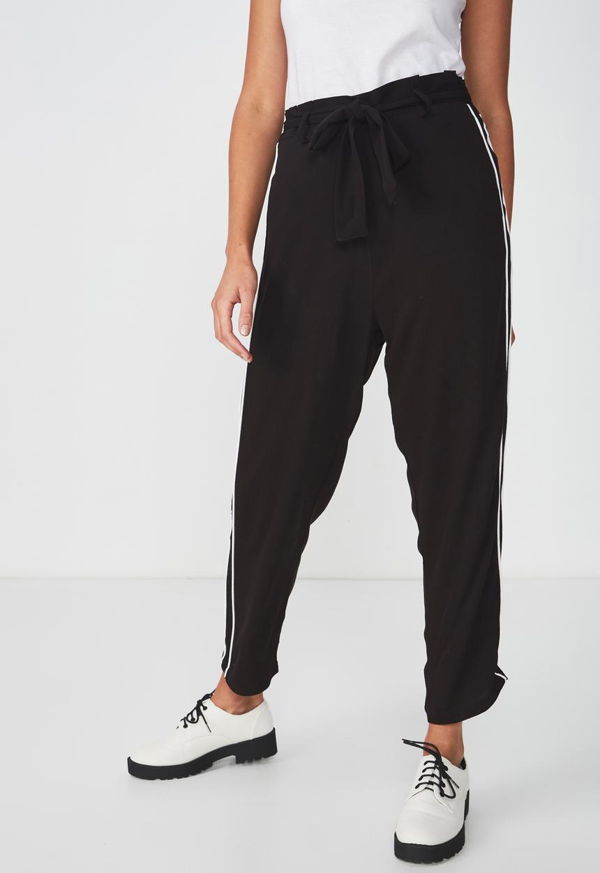 Cotton On - Shannon pants - black 
