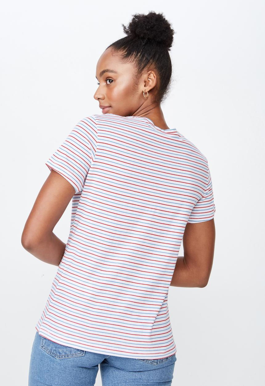 Factorie - Basic graphic T-shirt embroidery - multi