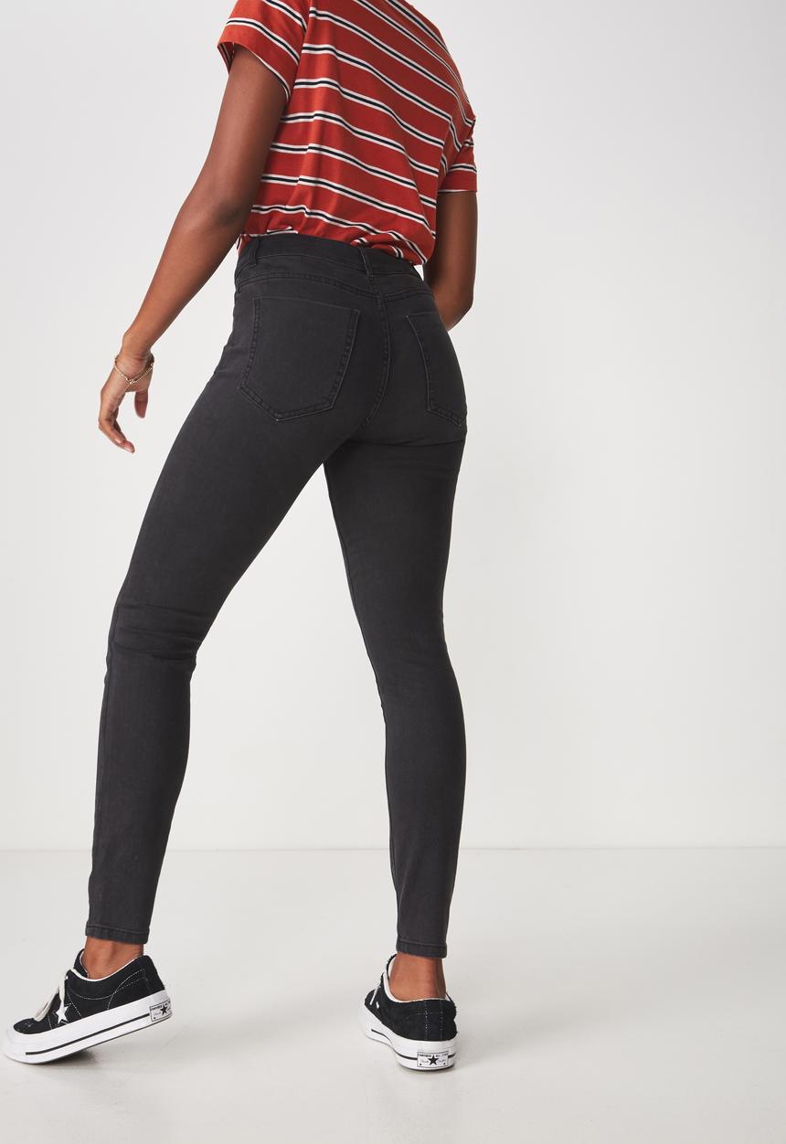 Factorie - The skinny mid rise jeans - black