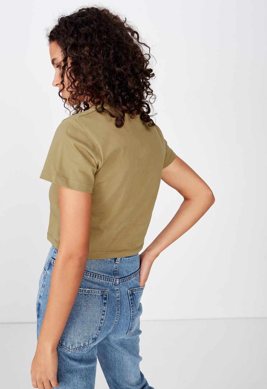 Cotton On - The one baby tee - khaki