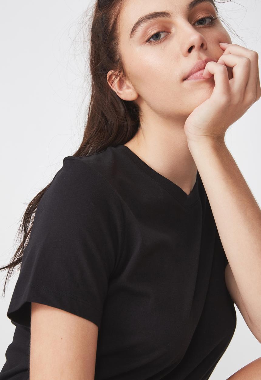 Factorie - Basic T-shirt - black