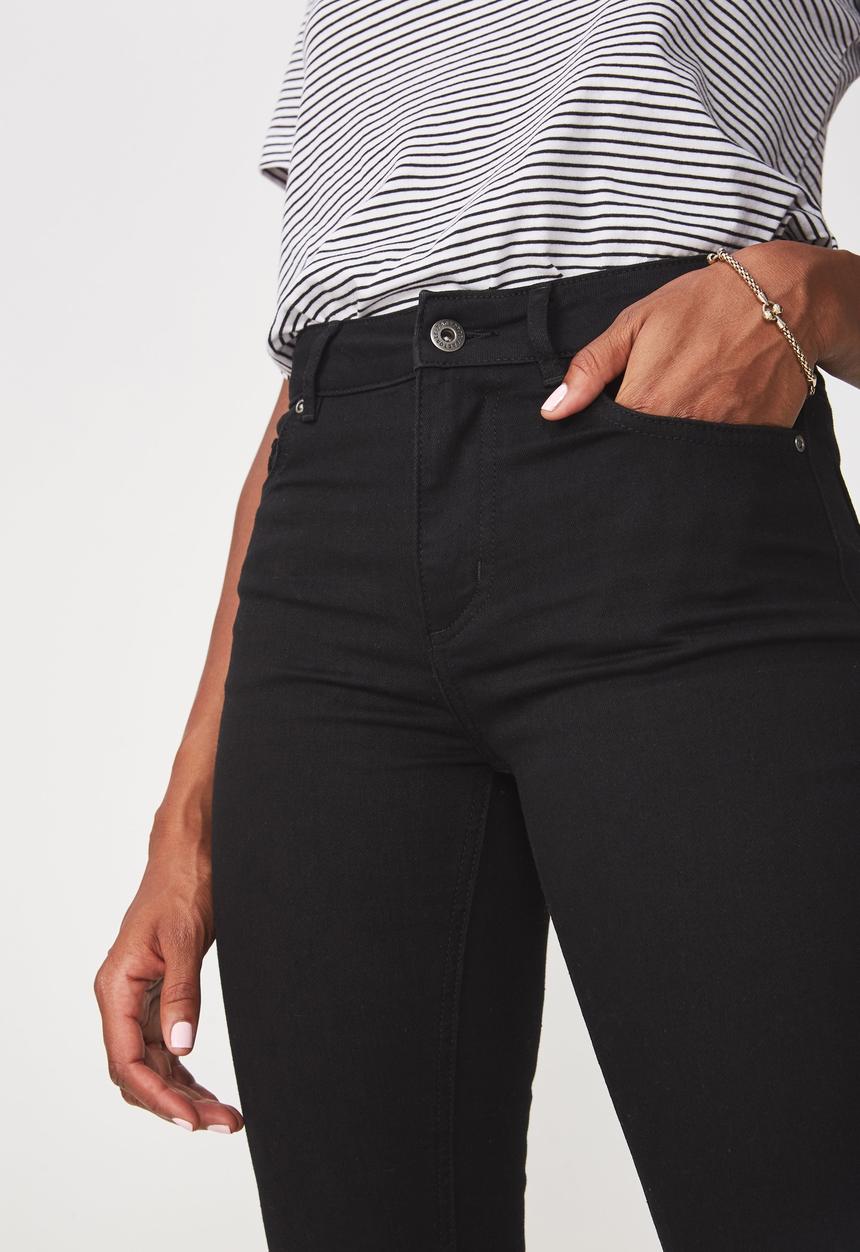 Factorie - The skinny mid rise jeans - black