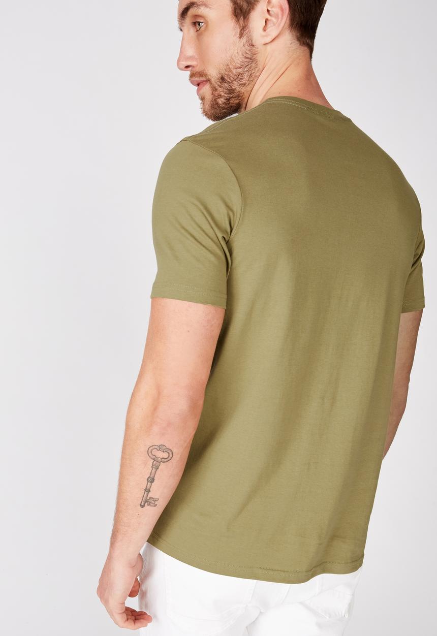 Cotton On - Umeda Tbar art T-shirt - khaki