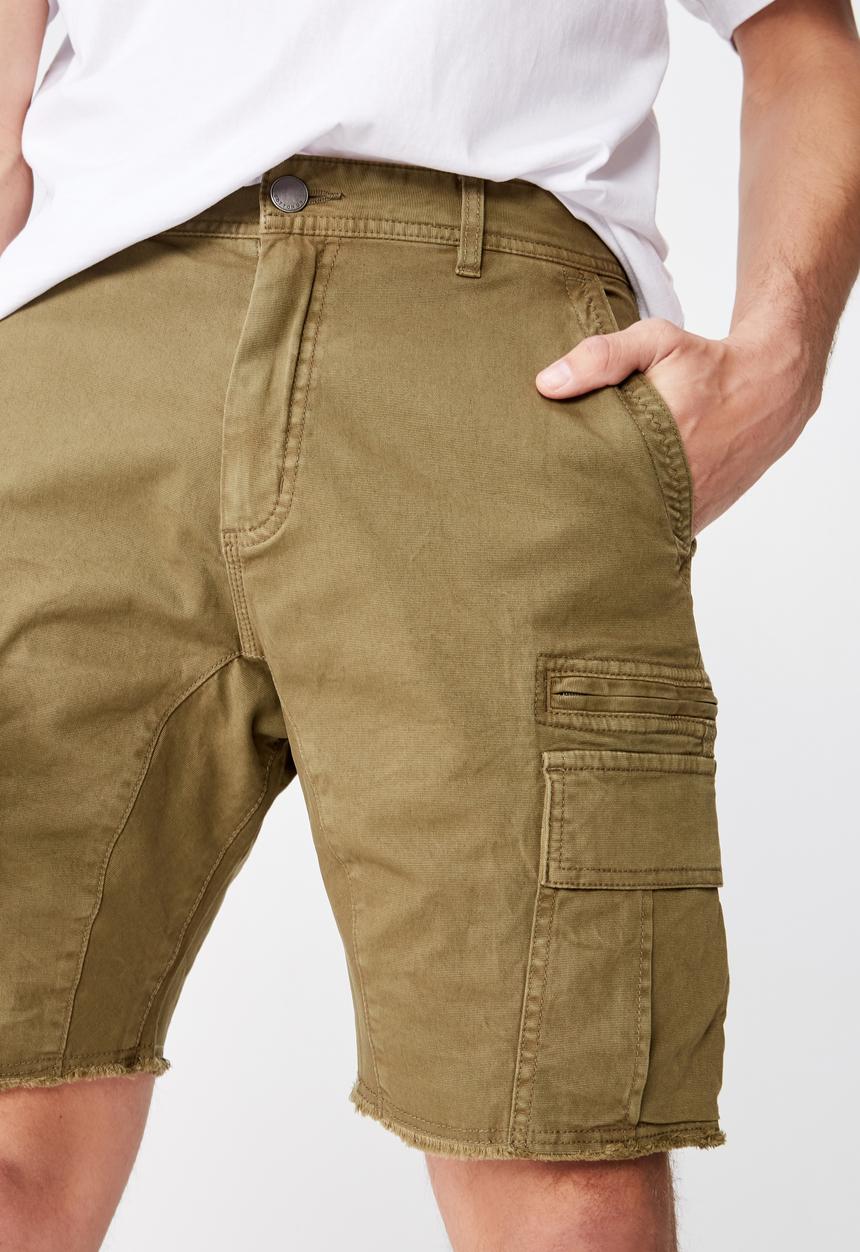 Cotton On - Utility cargo short - khaki