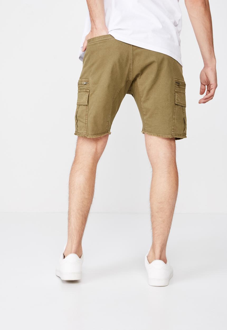 Cotton On - Utility cargo short - khaki