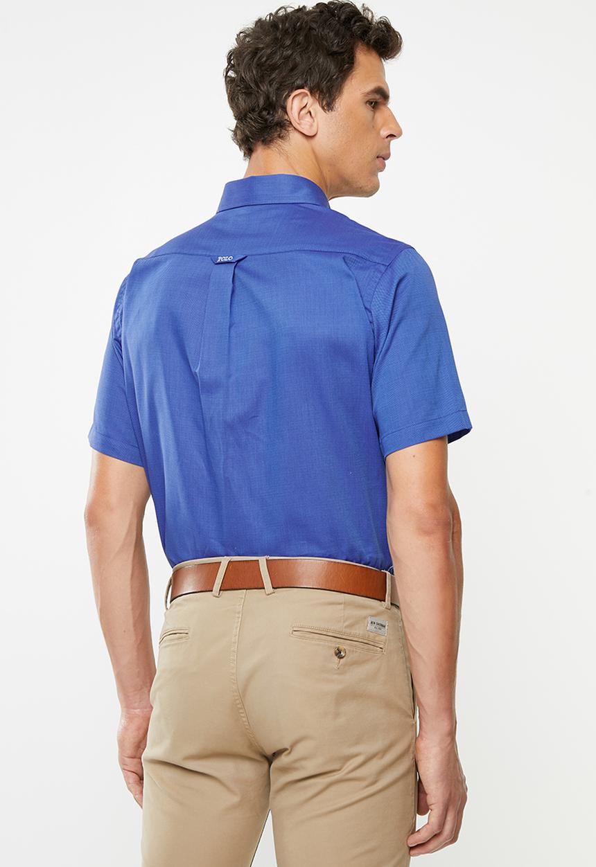 POLO - Preston weekender short sleeve shirt - blue