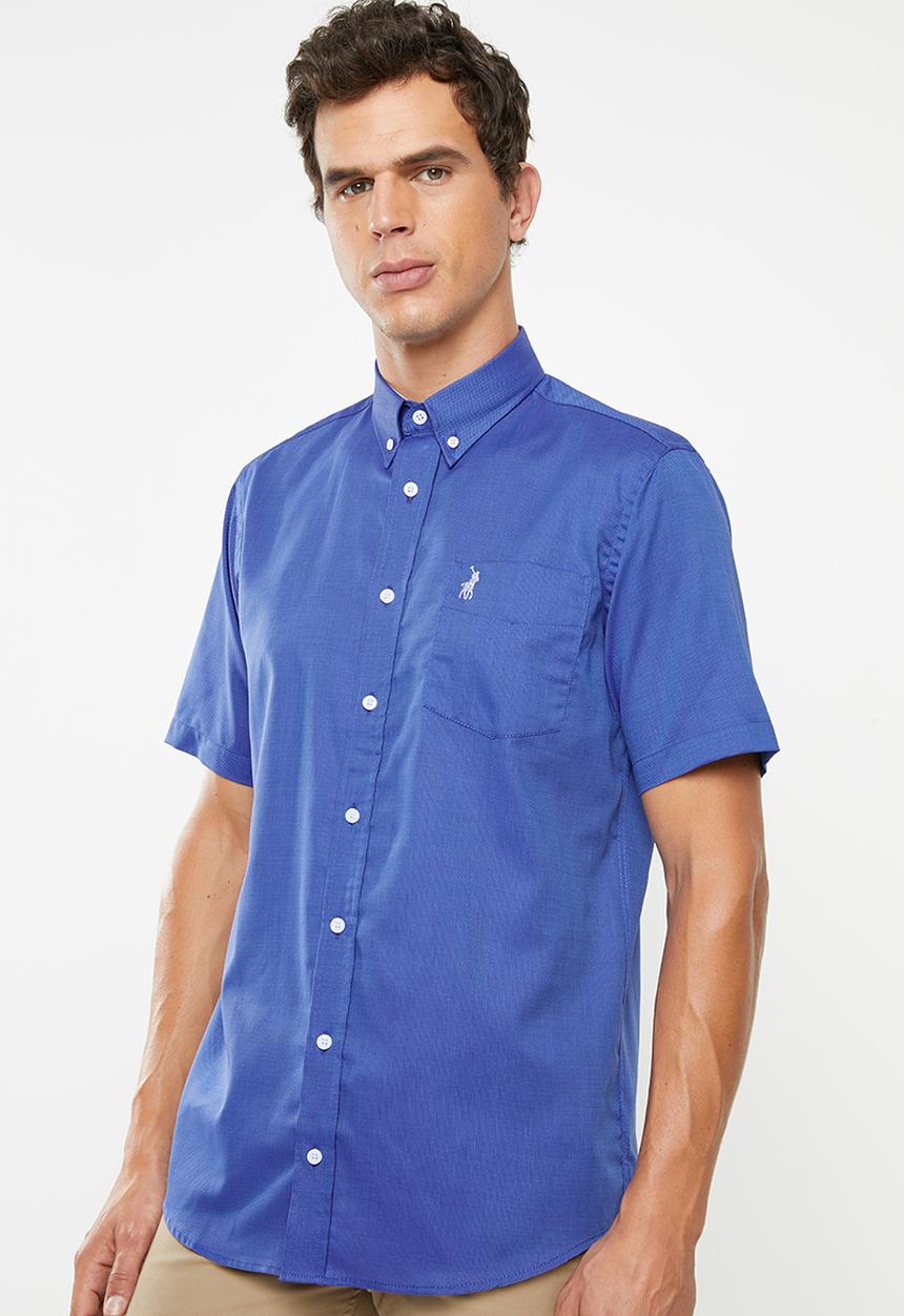 POLO - Preston weekender short sleeve shirt - blue