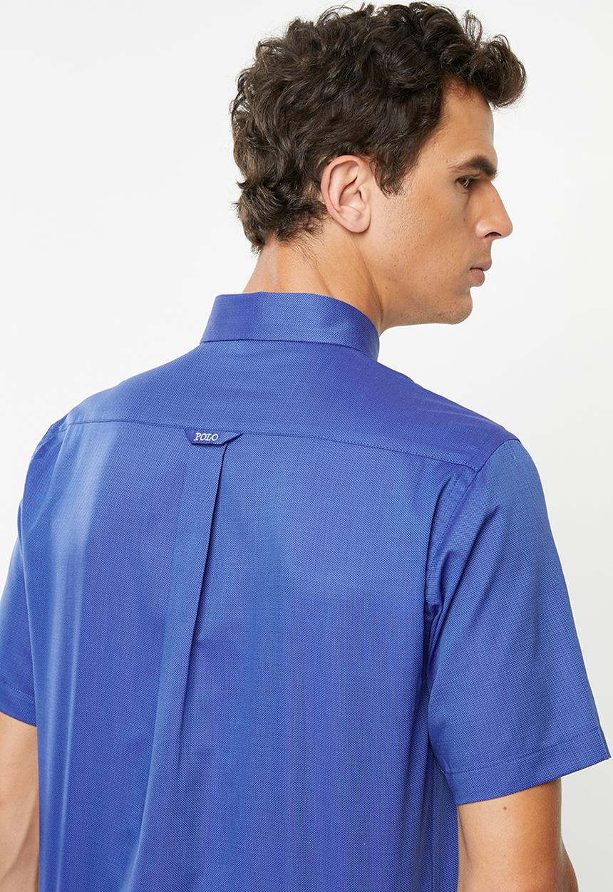 POLO - Preston weekender short sleeve shirt - blue