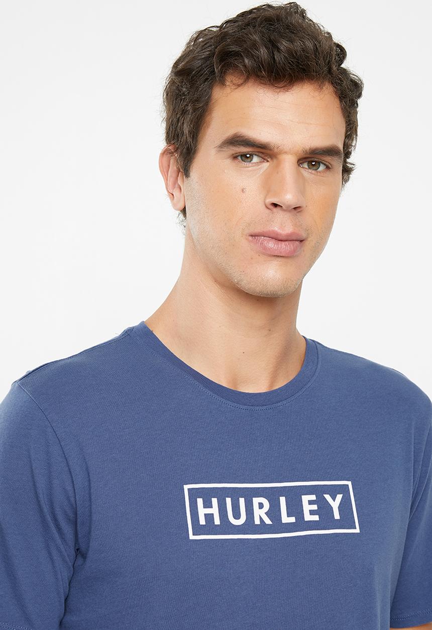 Hurley - Bnz boxed short sleeve tee - blue