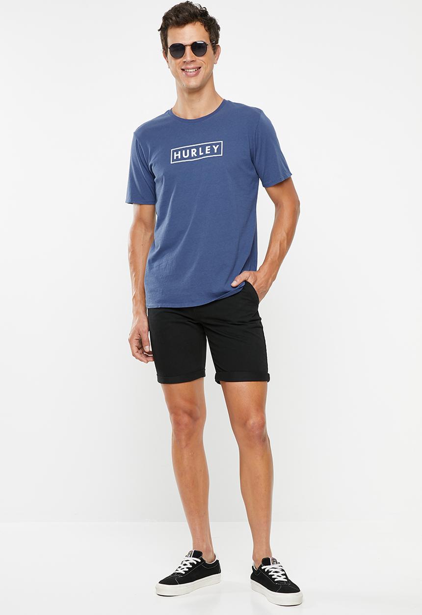 Hurley - Bnz boxed short sleeve tee - blue