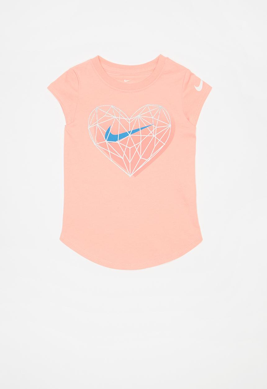 Nike - Nike girls geo heart modern tee - pink 