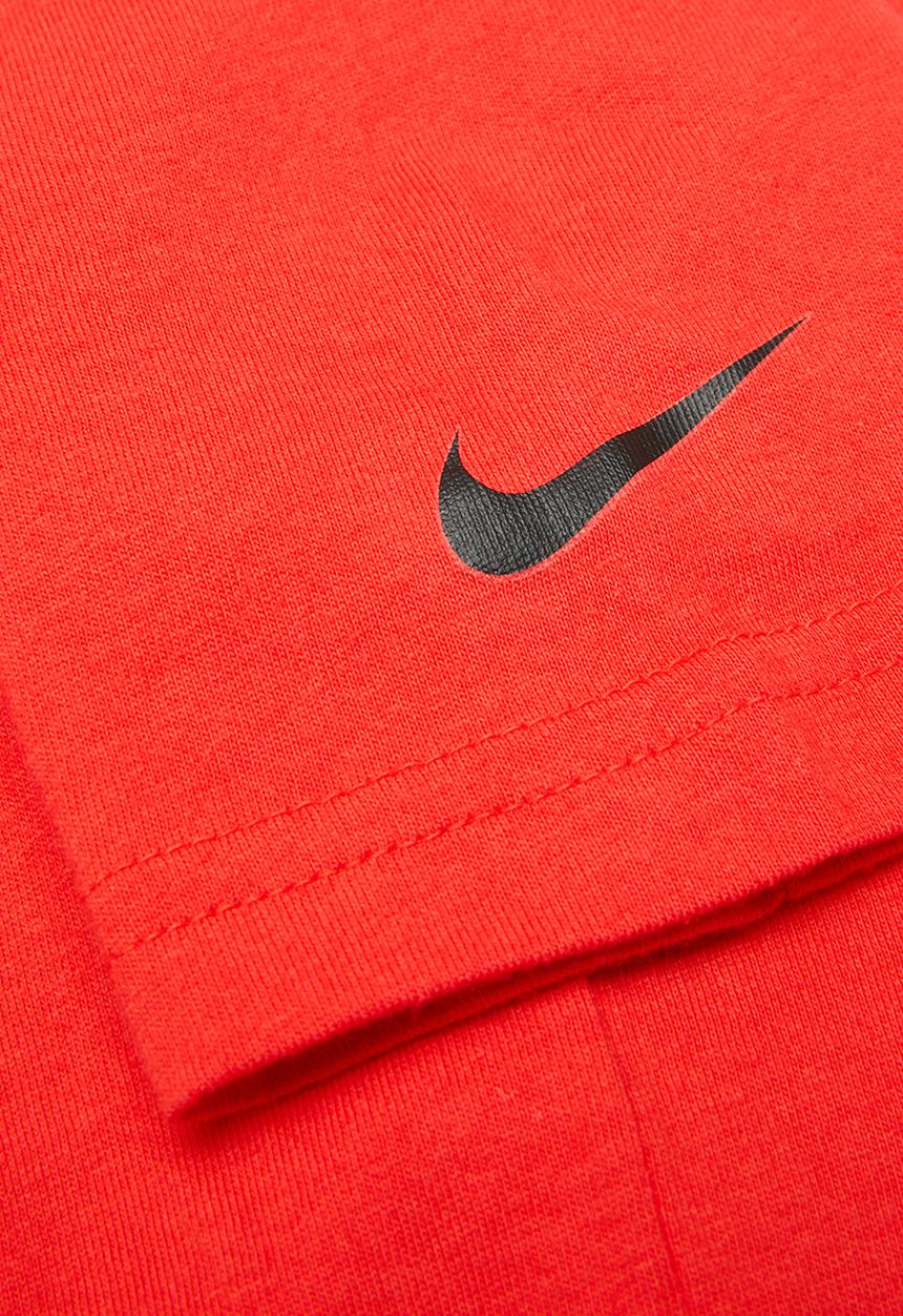 Nike - Nike boys just do it/swoosh split bolt - red 