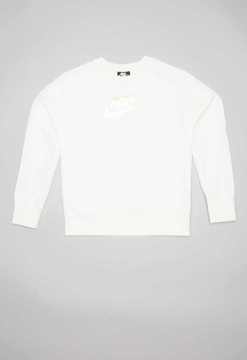 Nike - Girls Nike Air fleece top - cream 