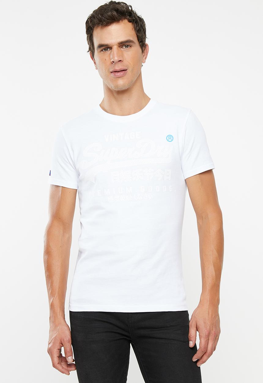 Superdry. - Premium goods tonal tee - white