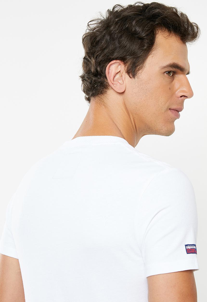 Superdry. - Premium goods tonal tee - white