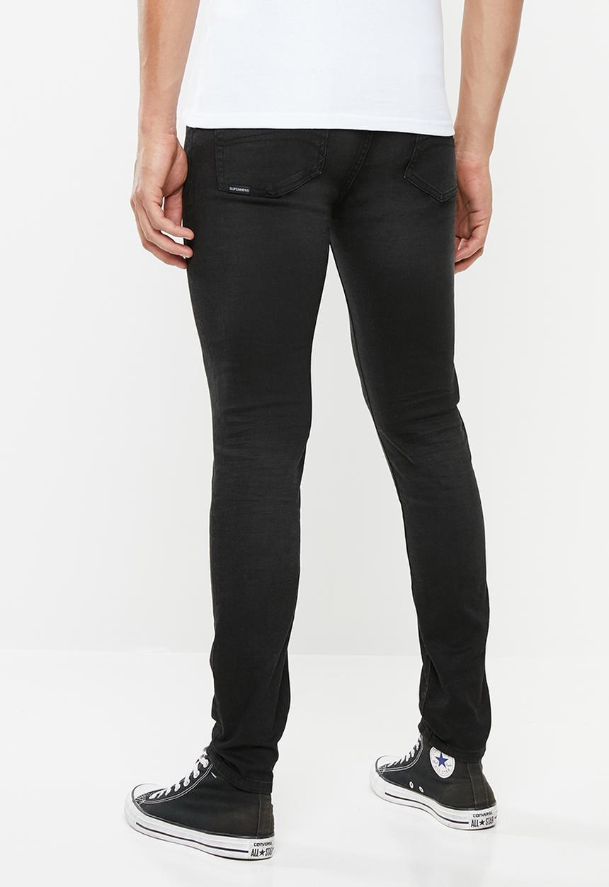 Superdry. - Travis skinny jeans - black