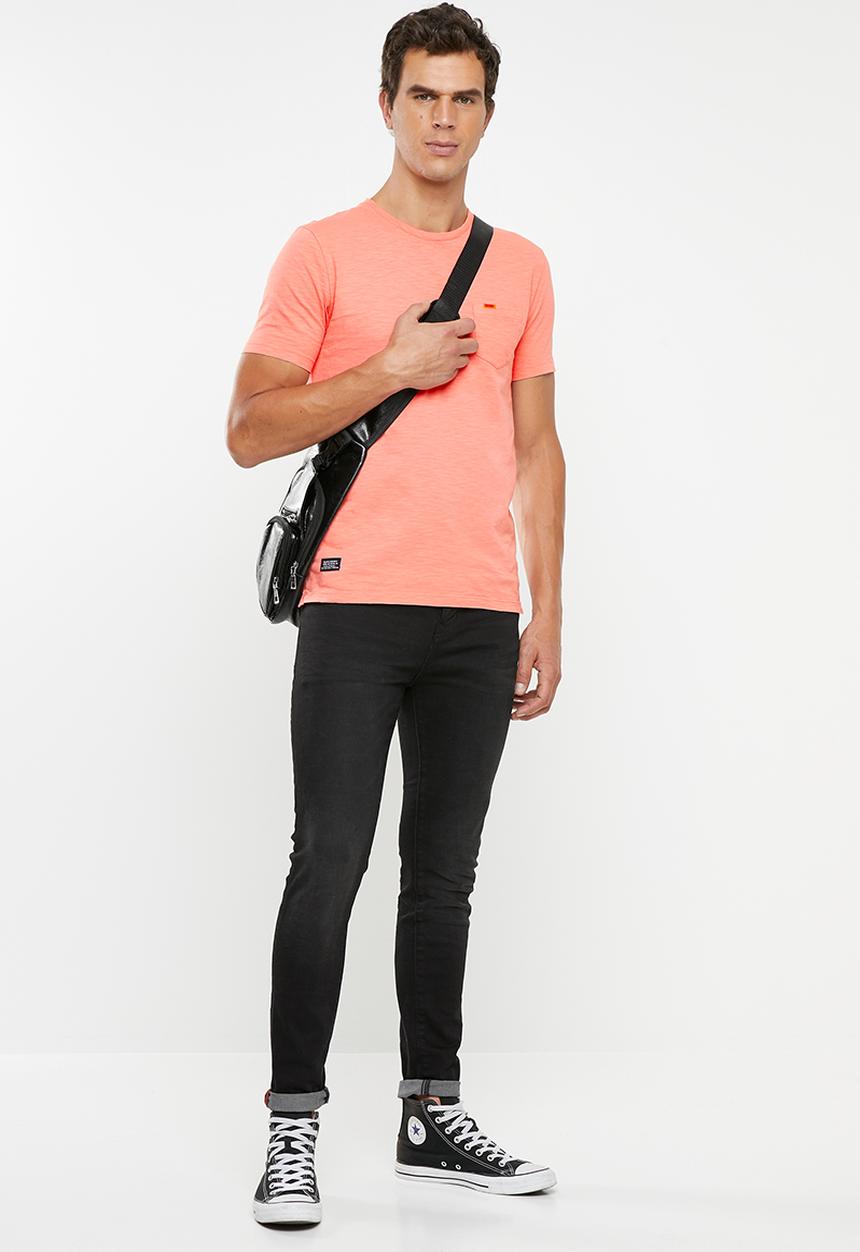 Superdry. - Dry originals pocket tee - coral