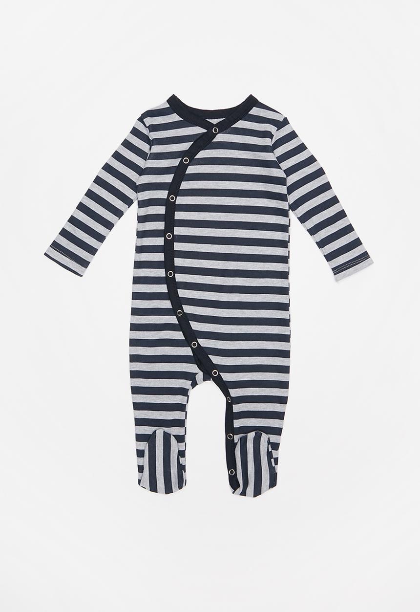 Pop Candy - Stripes sleepsuit - navy
