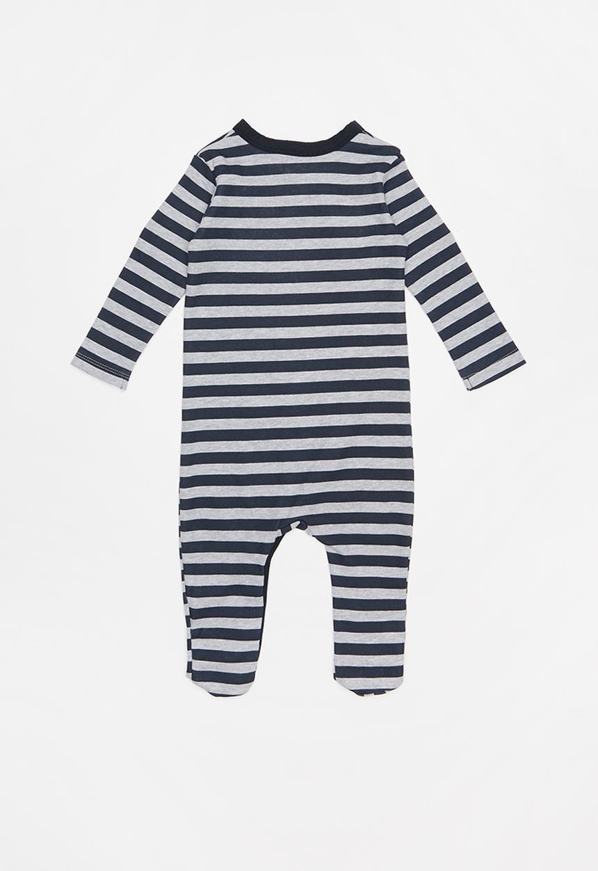 Pop Candy - Stripes sleepsuit - navy
