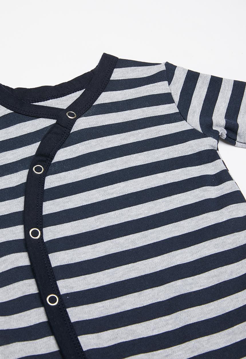 Pop Candy - Stripes sleepsuit - navy